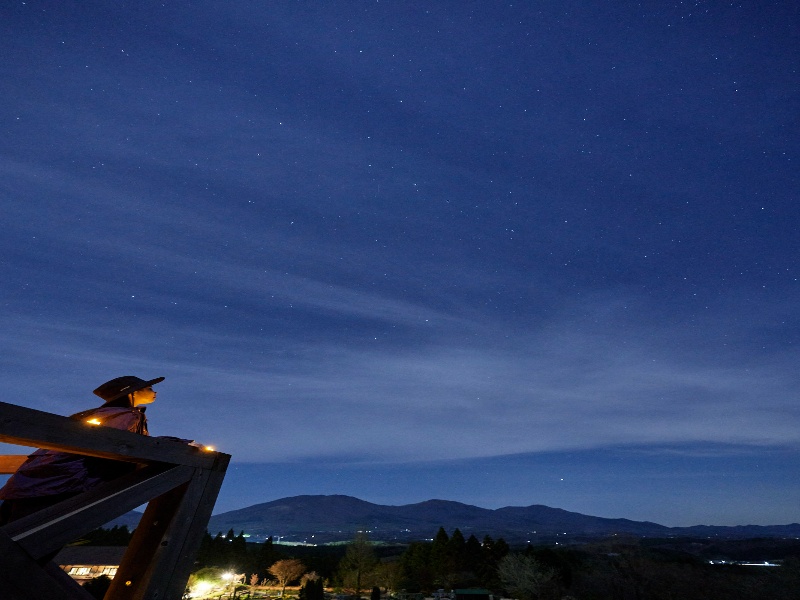 蒜山高原の星空（イメージ）