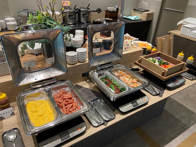 チサンバジェット金沢駅前　朝食（一例）