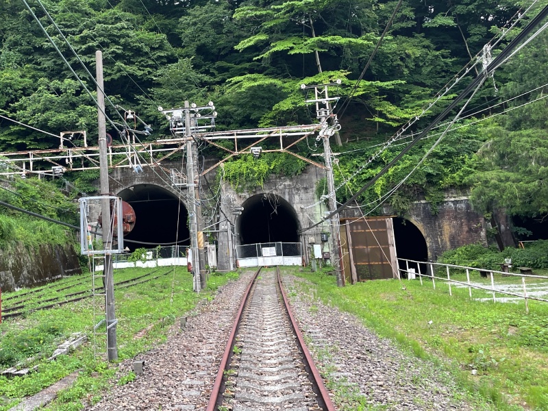 旧 熊の平駅より横川方面を撮影