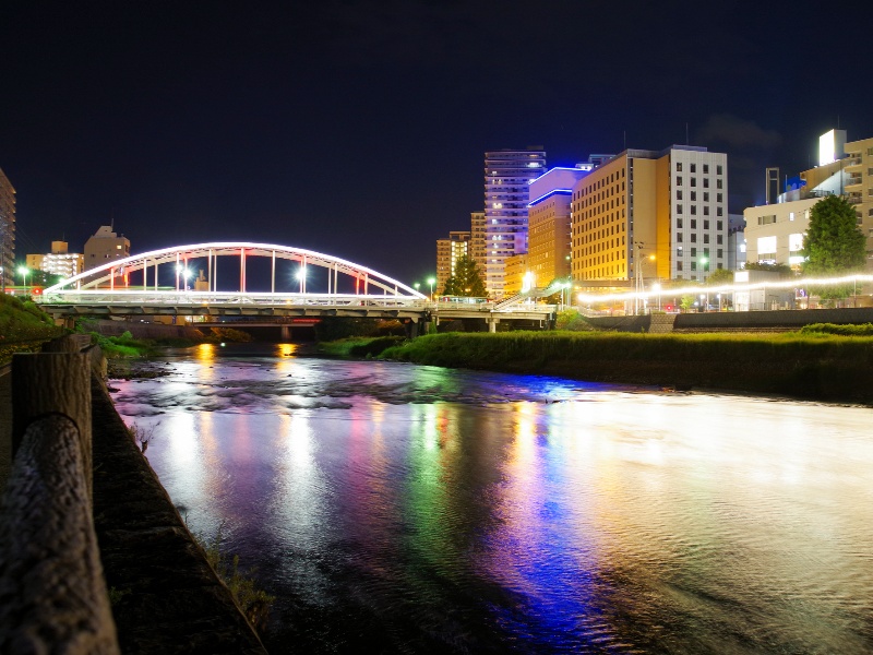 岩手　盛岡市　開運橋