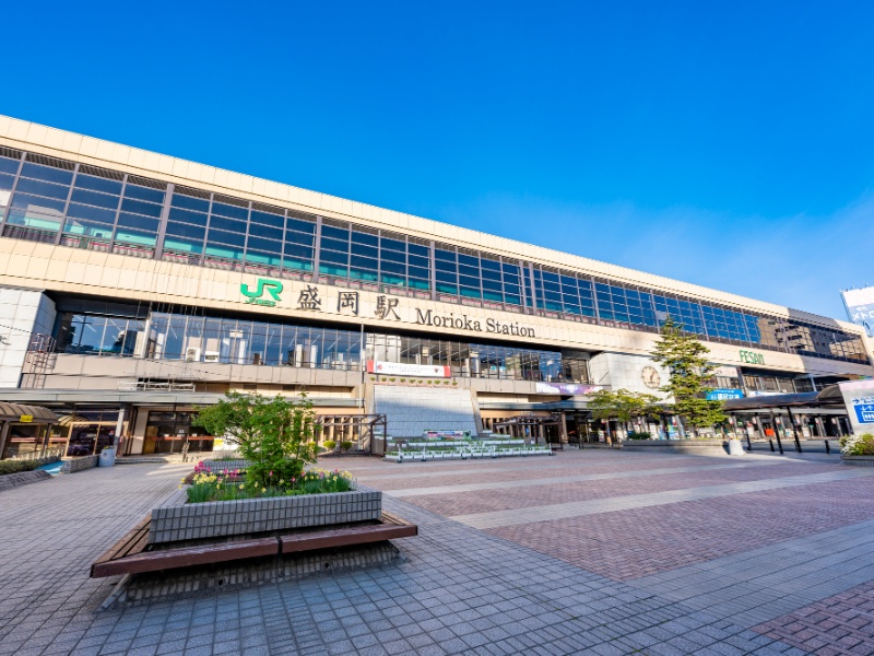 岩手県盛岡駅前