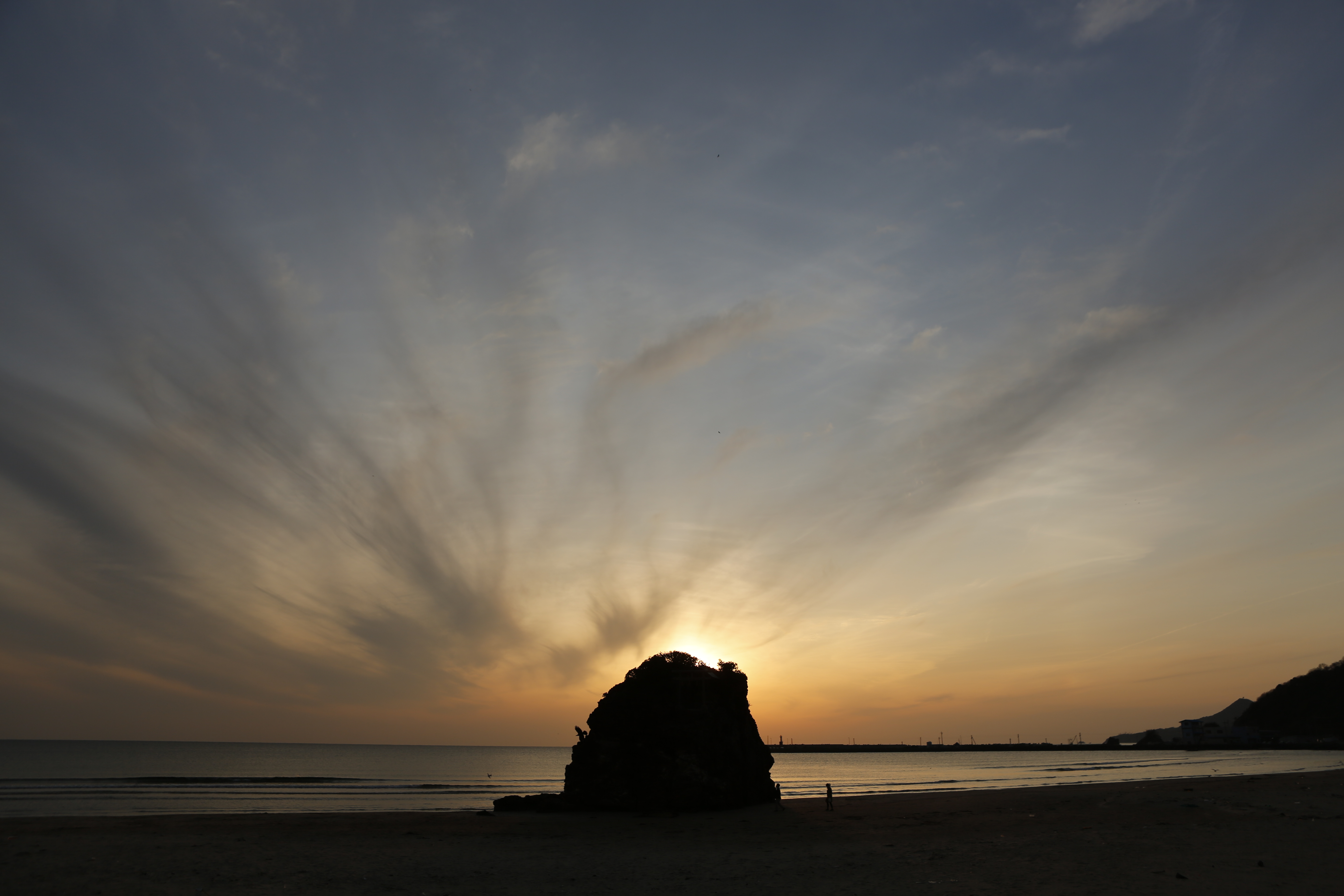 「稲佐の浜　夕日」イメージ