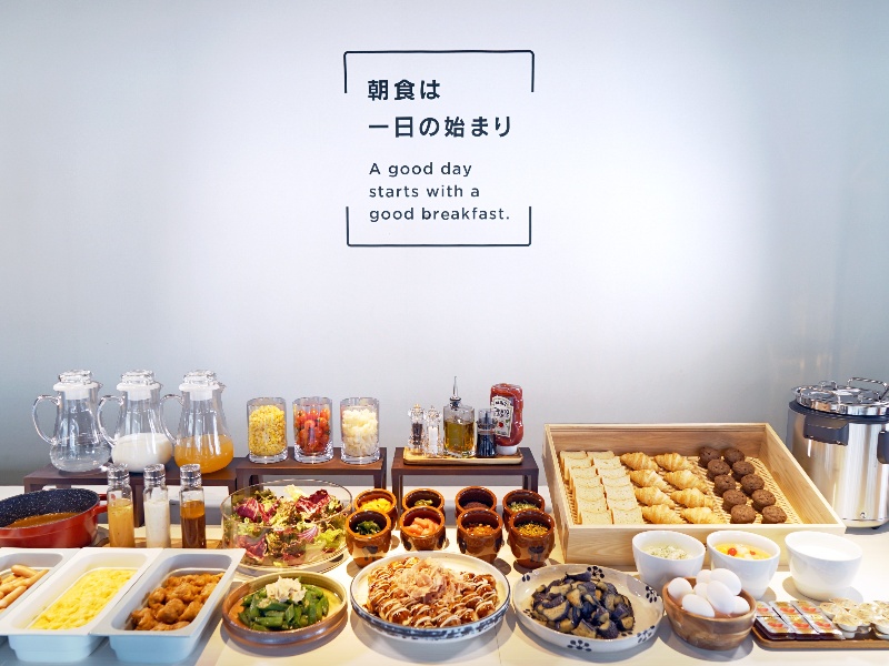 ホテル自慢の朝食