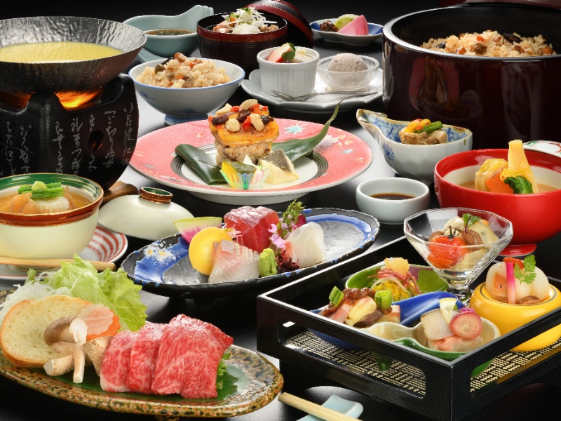 山の神温泉 優香苑　夕食（イメージ）