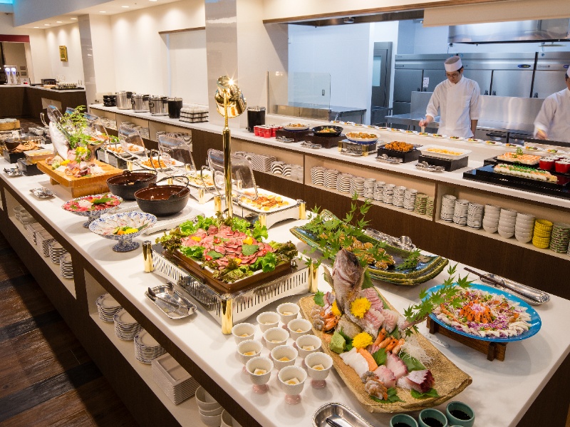 ホテル椿館　夕食ビュッフェ（イメージ）