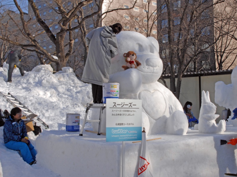 雪まつりの様子