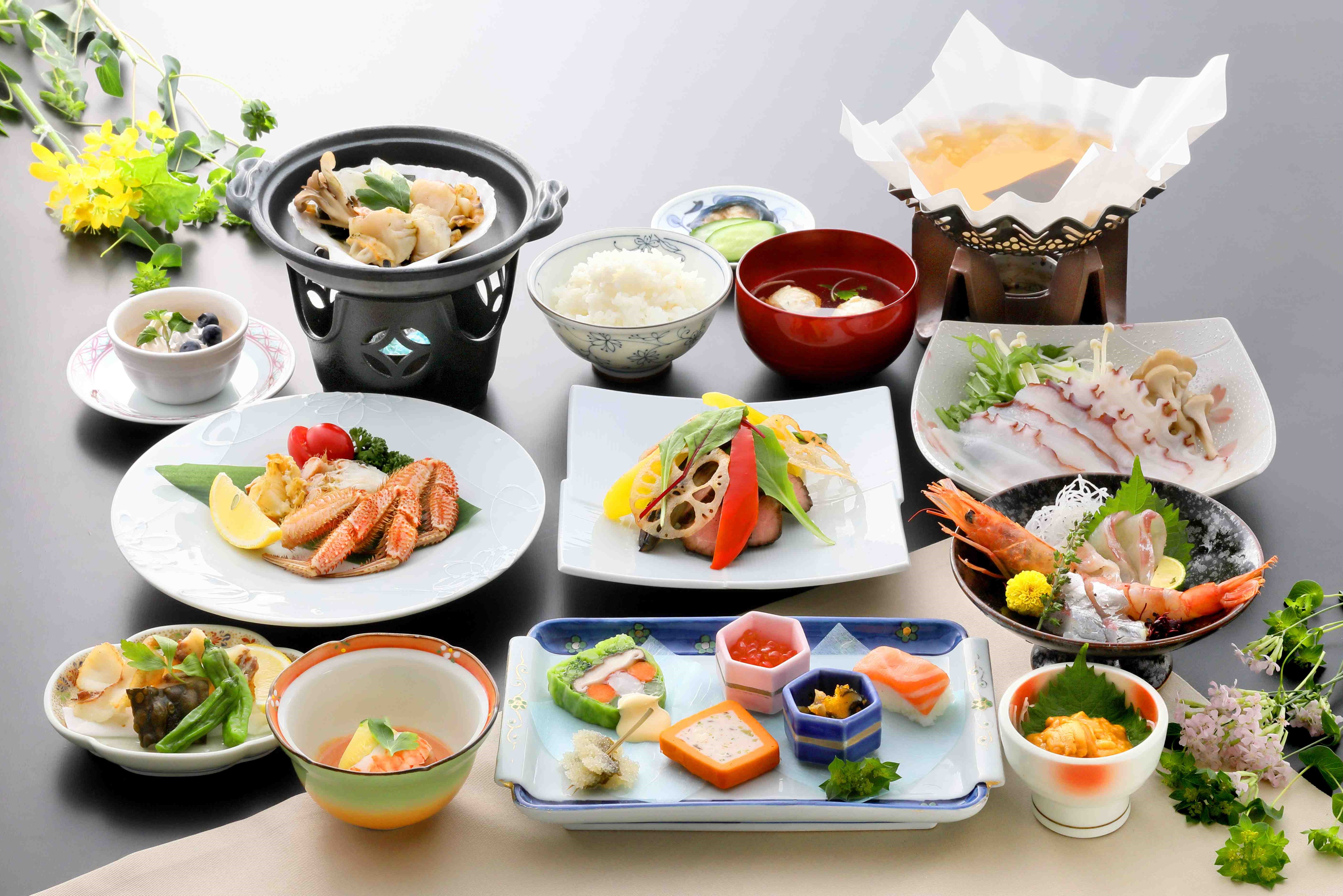 ホテル礼文　夕食／月（イメージ）