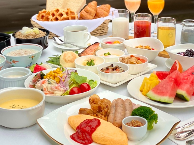 朝食バイキング一例